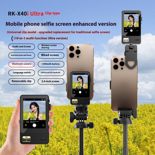 Mobile Selfie Screen Sharing Device Wireless