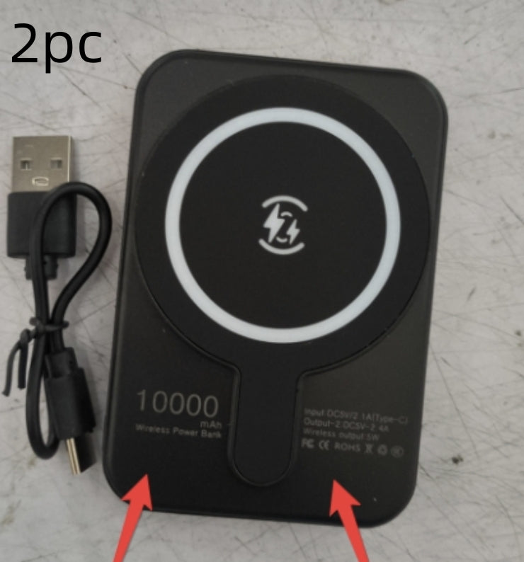 Mini Fast Charging Magnetic Wireless Power Bank 5000 MAh Portable